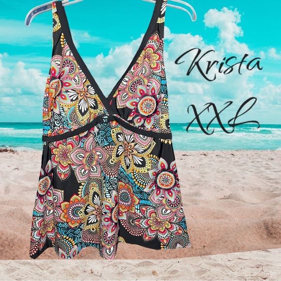 Krista - XXL Tankini - Picture 1 of 2